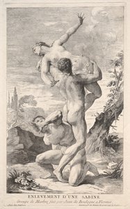Enlèvement des Sabines, 1700s - Louis Desplaces