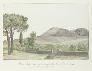 Vue du Monte-Rosso, prise du couvent de S. Nicolo de l
