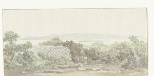 Vue des ruines du théâtre de Brindisi