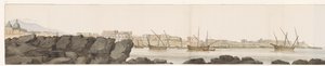 Vue du Port de Catane (Voyage en Italie, en Sicile et à Malte - 1778) - Louis Ducros
