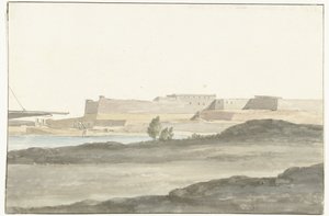 Vue du Château dominant le port de Barletta