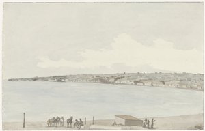 Vue du promontoire de Pausilype avec l