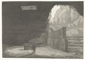 Grotte et fontaine dans la vieille ville de Manduria (Voyage en Italie, en Sicile et à Malte - 1778)