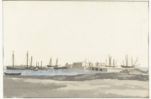 Port de Barletta avec navires