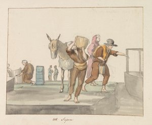 Costume de Ghozo (Voyage en Italie, en Sicile et à Malte - 1778) - Louis Ducros