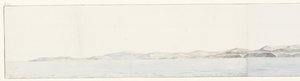 Panorama avec Agrigente et la côte (Voyage en Italie, en Sicile et à Malte - 1778) - Louis Ducros