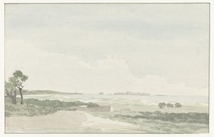 Vue éloignée de la ville de Gallipoli Vue éloignée de la ville de Gallipoli Voyage en Italie, en Sicile et à Malte - 1778 (titre de la série) - Louis Ducros