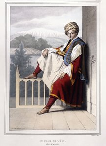 Portrait, du Vues et de Costumes Grecs et Ottomans de Voyage à Athènes et à Constantinople, 1825 - Louis Dupré