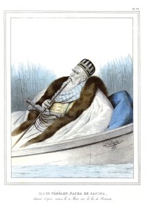 Ali de Tebelen (1741-1822), pacha de Janina, sur le lac Butrinto