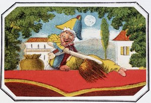 Les deux amis - Lithographie, extrait du Théâtre des marionnettes du jardin des Tuileries, texte et dessin de Louis Edmond Duranty (1833-1880), Paris - Louis Edmond Duranty