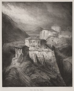 Église Saint-Jean, Thiers, Auvergne - Louis Eugene Gabriel Isabey