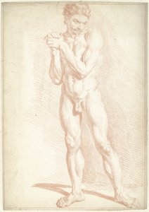 Nu masculin, debout - Louis Fabritius Dubourg