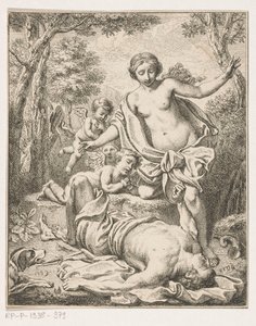Vénus et Adonis - Louis Fabritius Dubourg