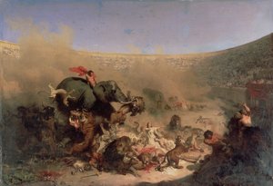 Les chrétiens jetés aux bêtes par les Romains