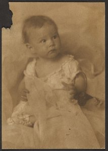 [Bébé avec tulle] - Louis Fleckenstein
