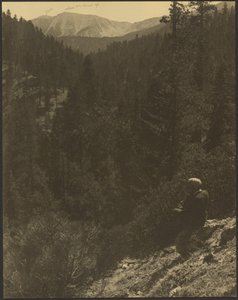 Vue lointaine du mont Gorgonio - Louis Fleckenstein