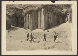 [Figures dans un paysage désertique] - Louis Fleckenstein