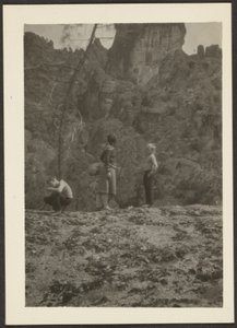 [Figures dans un paysage de montagne] - Louis Fleckenstein
