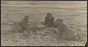 [Figures sur une plage] - Louis Fleckenstein