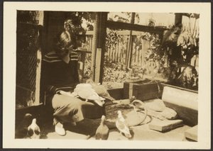 [Florence et les pigeons] - Louis Fleckenstein