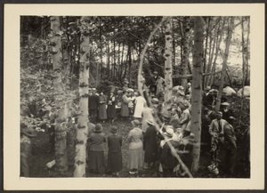 [Groupe dans les bois] - Louis Fleckenstein