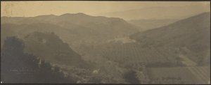 [Paysage avec montagnes et fermes] - Louis Fleckenstein