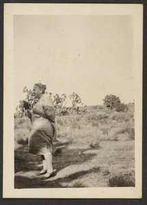 [Mme Fleckenstein dans Paysage] - Louis Fleckenstein