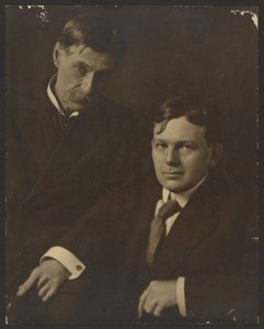 [Portrait de deux hommes en costume] - Louis Fleckenstein