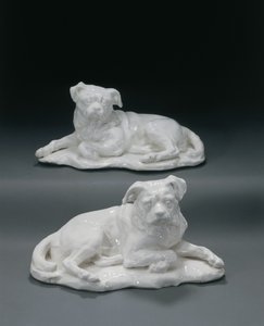 Deux modèles de Chelsea du chien 