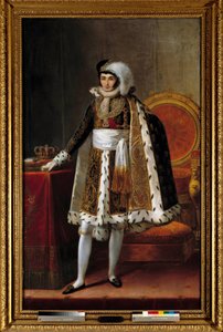 Portrait en pied de Jérôme Bonaparte (1784-1860) roi de Westphalie. En costume de commandant de l