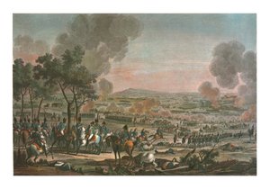 Bataille près de Wagram, 7 juillet 1809, vers 1850 - Louis Francois Mariage