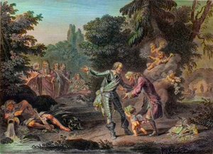 Voltaire (François Marie Arouet) - Louis François Sebastien Fauvel