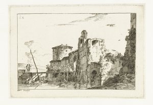 Fort et un pont sur la rivière