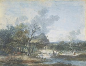 Bergère près d