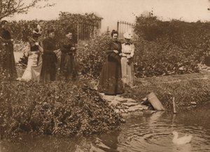 Un groupe de femmes près d