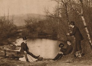 Trois hommes près de l