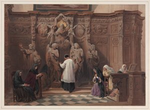 Confessionnal, Église Saint-Paul, Anvers