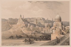Égypte et Nubie : Volume III - N° 34, La Citadelle du Caire, Résidence de Méhémet Ali - Louis Haghe