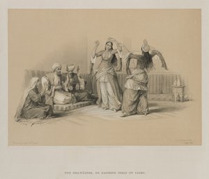Égypte et Nubie, Volume III : Danseuses au Caire, 1849
