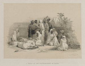 Égypte et Nubie, Volume III : Au marché aux esclaves au Caire, 1849