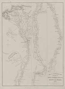 Égypte et Nubie, Volume III : Carte pour illustrer les croquis de David Roberts, Esq...1849 - Louis Haghe