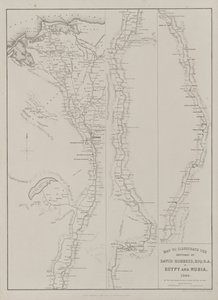 Égypte et Nubie, Volume III : Carte pour illustrer les croquis de David Roberts, Esq : R.A. en Égypte et Nubie 1849 - Louis Haghe