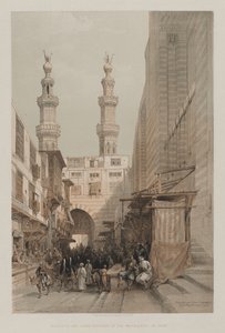 Minarets et grande entrée des Metwaleys, au Caire