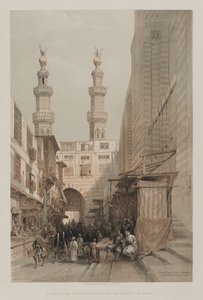 Égypte et Nubie, Volume III : Minarets et grande entrée des Metwaleys, au Caire, 1848