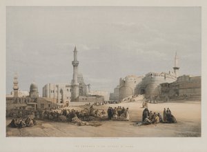 Entrée de la citadelle du Caire - Louis Haghe