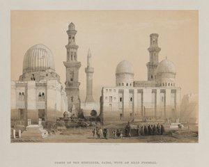 Égypte et Nubie, Volume III : Tombe des Mamelouks, Le Caire - Louis Haghe