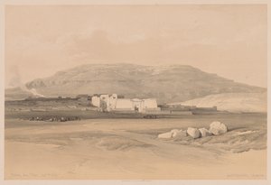 Égypte et Nubie : Volume II - N° 20, Médinet Abou, Thèbes - Louis Haghe