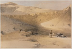 Entrée des tombes des rois de Thèbes, Bab-El-Malouk - Louis Haghe