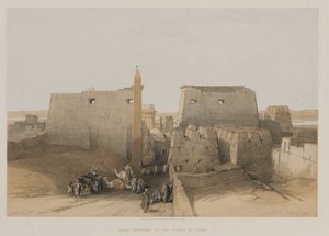 Égypte et Nubie, Volume II : Grande entrée du temple de Louxor