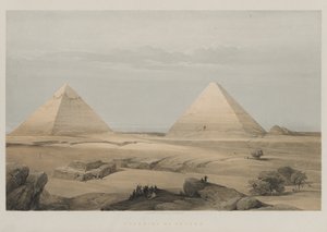 Pyramides de Gizeh - Louis Haghe